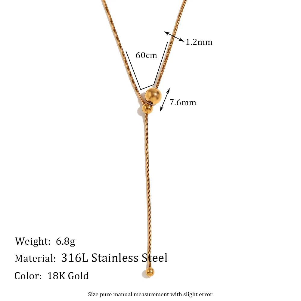 Minimal Beads Necklace
