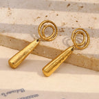 Golden Spiral Earrings