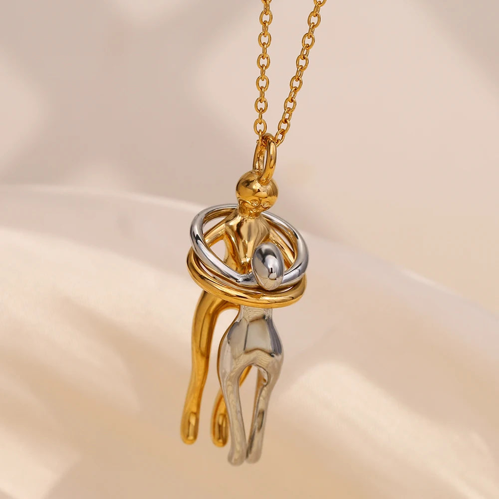 Hug Embrace Necklace
