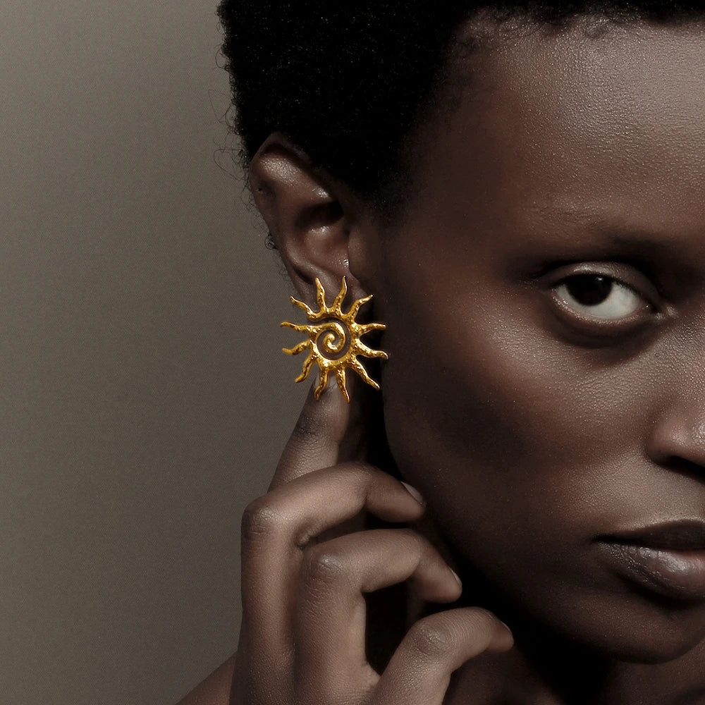 Sunflower Stud Earrings