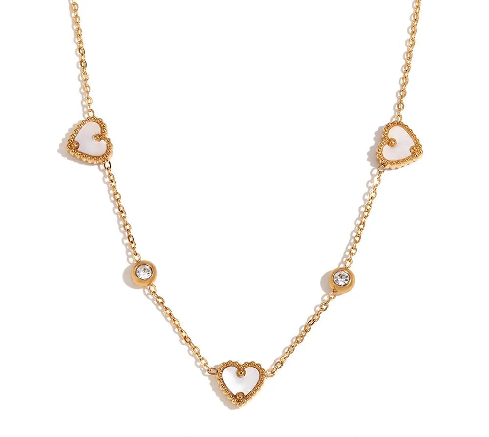 Seashell Heart Necklace