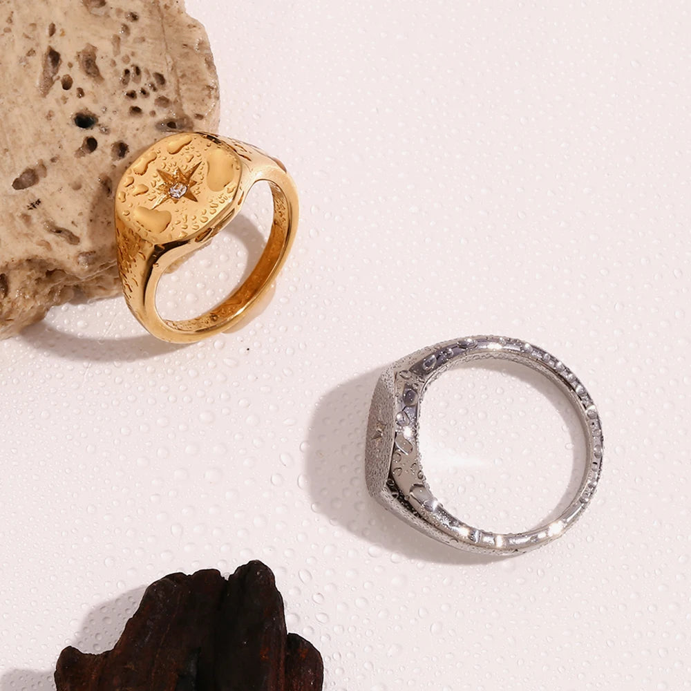 Octagonal Star Ring