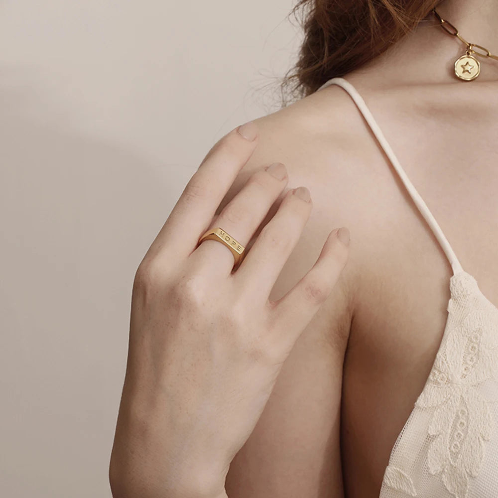Hope Charm Ring