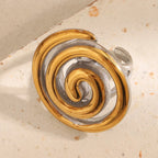 Spiral Twist Ring
