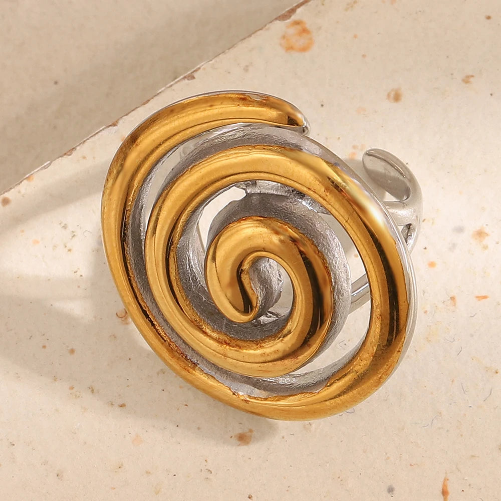 Spiral Twist Ring
