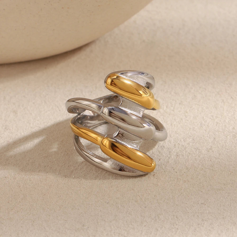 Bicolor Classic Ring