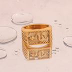 Serpent Square Ring