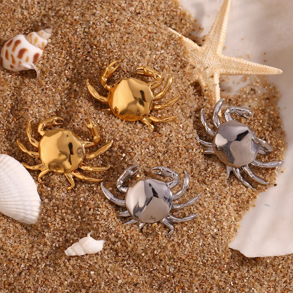 Mini Crab Earrings