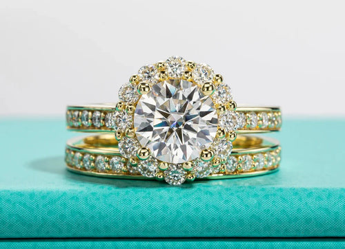 Anello Halo Bagliore Infinito (Set 2-in-1)