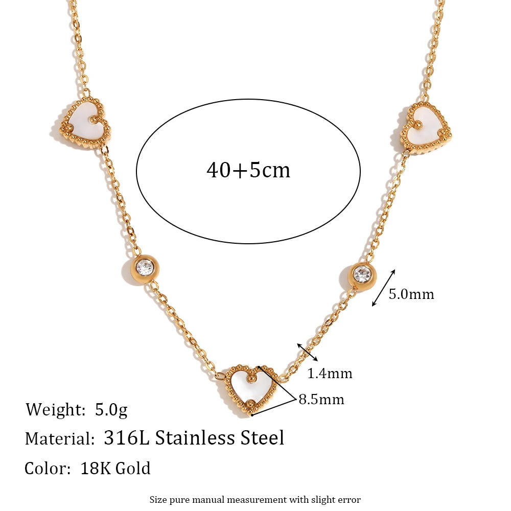 Seashell Heart Necklace