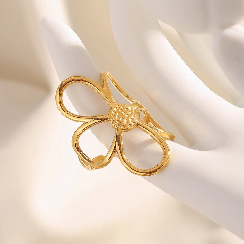 Dual Bloom Ring