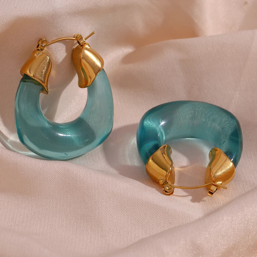Acrylic Curve Earrings