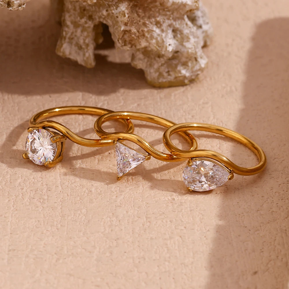 Ocean Wave Ring