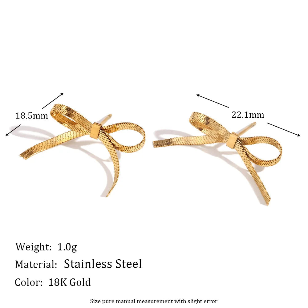 Bow Tassel Earrings