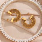 Mesh Statement Earrings