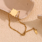 Vintage Star & Rudder Figaro Chain Bracelet