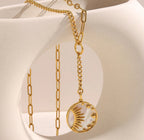 Shell Sun Star Necklace