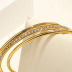 Triple Layer Zircon Bracelet