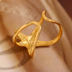 Starfish Open Ring