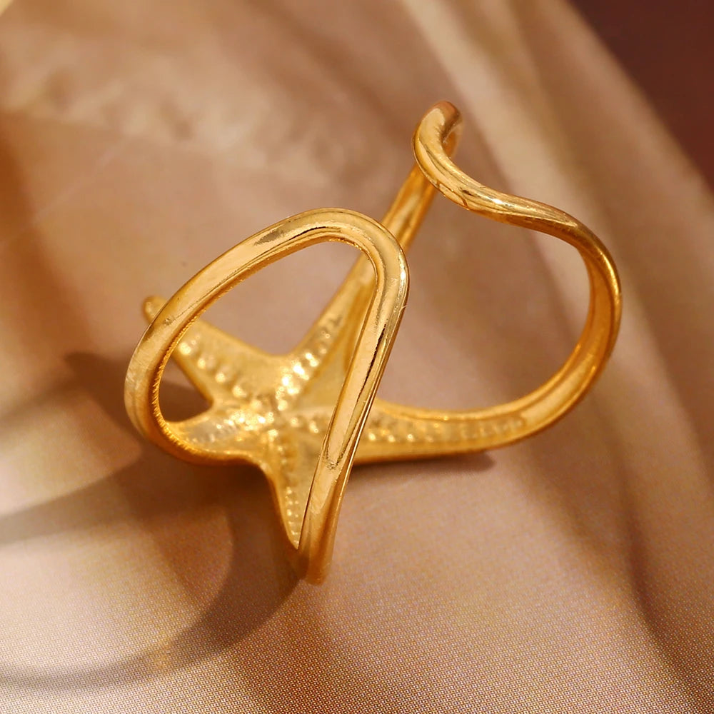 Starfish Open Ring