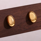 Elegant Stainless Steel Hollow Earrings – Gold and Silver