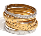 Star Sun Moon Open Bangle