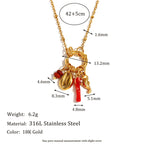Shell Seahorse Necklace