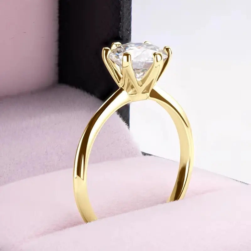 Celeste 3.0CT Solitaire in Gold